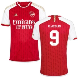 Arsenal FC Gabriel Jesus #9 Voetbalshirt 2023-24 UCL Thuistenue Heren