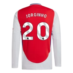 Arsenal FC Jorginho #20 Voetbalshirt 2024-25 Thuistenue Heren Lange Mouw