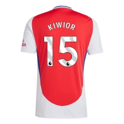 Arsenal FC Kiwior #15 Voetbalshirt 2024-25 Thuistenue Heren