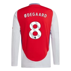 Arsenal FC Martin Ødegaard #8 Voetbalshirt 2024-25 Thuistenue Heren Lange Mouw