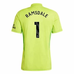 Arsenal FC Ramsdale #1 Voetbalshirt 2024-25 Keeper Thuistenue Heren