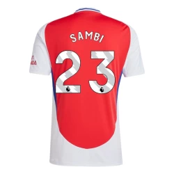 Arsenal FC Sambi #23 Voetbalshirt 2024-25 Thuistenue Heren