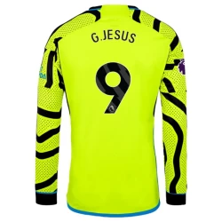 Arsenal FC Voetbalshirt 2023-24 Gabriel Jesus #9 Uittenue Heren Lange Mouw