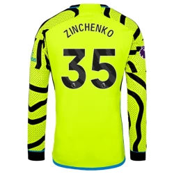 Arsenal FC Voetbalshirt 2023-24 Zinchenko #35 Uittenue Heren Lange Mouw