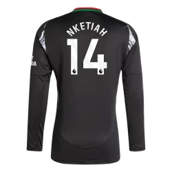 Arsenal FC Voetbalshirt 2024-25 Nketiah #14 Uittenue Heren Lange Mouw