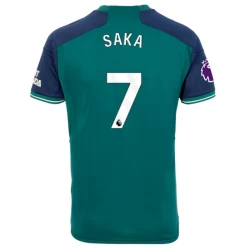 Arsenal FC Voetbalshirt Bukayo Saka #7 2023-24 Thirdtenue Heren