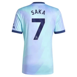 Arsenal FC Voetbalshirt Bukayo Saka #7 2024-25 Thirdtenue Heren