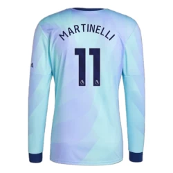 Arsenal FC Voetbalshirt Gabriel Martinelli #11 2024-25 Thirdtenue Heren Lange Mouw