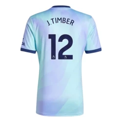 Arsenal FC Voetbalshirt J.Timber #12 2024-25 Thirdtenue Heren