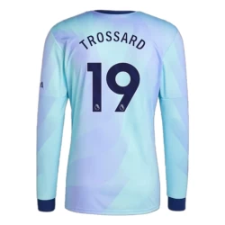 Arsenal FC Voetbalshirt Trossard #19 2024-25 Thirdtenue Heren Lange Mouw