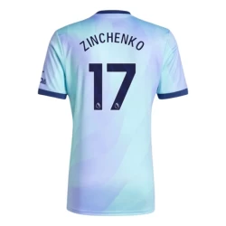 Arsenal FC Voetbalshirt Zinchenko #17 2024-25 Thirdtenue Heren