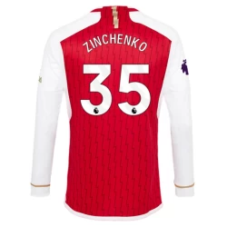 Arsenal FC Zinchenko #35 Voetbalshirt 2023-24 Thuistenue Heren Lange Mouw