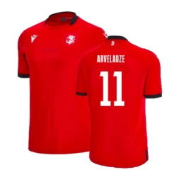 Arveladze #11 Georgia Voetbalshirt EK 2024 Thirdtenue Heren