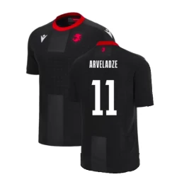 Arveladze #11 Georgia Voetbalshirt EK 2024 Uittenue Heren