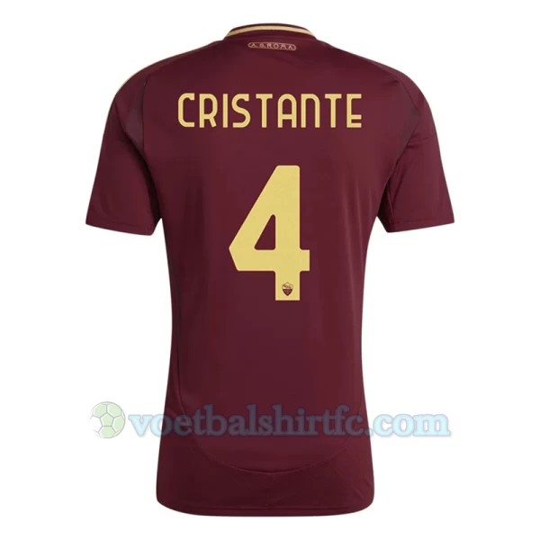 AS Roma Cristante #4 Voetbalshirt 2024-25 Thuistenue Heren