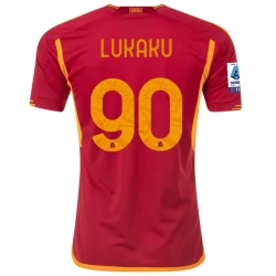 AS Roma El Lukaku #90 Voetbalshirt 2023-24 Thuistenue Heren
