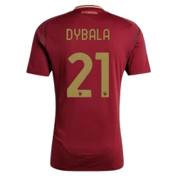 AS Roma Paulo Dybala #21 Voetbalshirt 2024-25 Thuistenue Heren