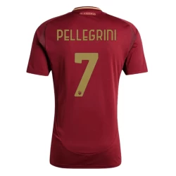 AS Roma Pellegrini #7 Voetbalshirt 2024-25 Thuistenue Heren