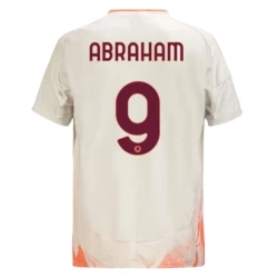 AS Roma Voetbalshirt 2024-25 Abraham #9 Uittenue Heren