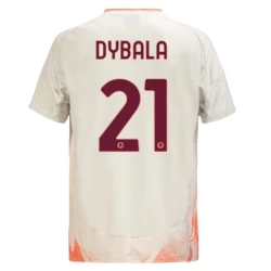 AS Roma Voetbalshirt 2024-25 Paulo Dybala #21 Uittenue Heren