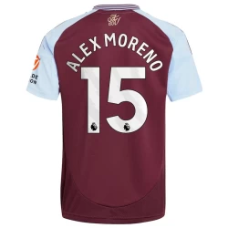 Aston Villa Alex Moreno #15 Voetbalshirt 2024-25 Thuistenue Heren