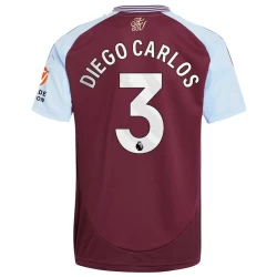 Aston Villa Diego Carlos #3 Voetbalshirt 2024-25 Thuistenue Heren