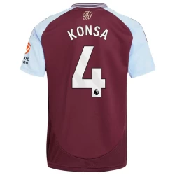 Aston Villa Konsa #4 Voetbalshirt 2024-25 Thuistenue Heren