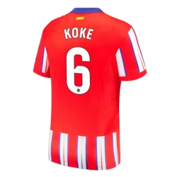 Atlético Madrid Koke #6 Voetbalshirt 2024-25 Thuistenue Heren