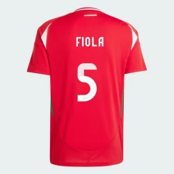 Attila Fiola #5 Hongarije Voetbalshirt EK 2024 Thuistenue Heren