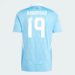 Bakayoko #19 België Voetbalshirt EK 2024 Uittenue Heren