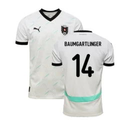 Baumgartlinger #14 Oostenrijk Voetbalshirt EK 2024 Uittenue Heren