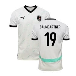 Baumgartner #19 Oostenrijk Voetbalshirt EK 2024 Uittenue Heren