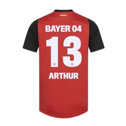 Bayer 04 Leverkusen Arthur #13 Voetbalshirt 2024-25 Thuistenue Heren