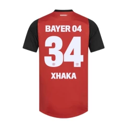 Bayer 04 Leverkusen Granit Xhaka #34 Voetbalshirt 2024-25 Thuistenue Heren