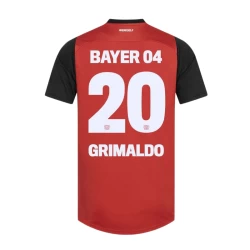 Bayer 04 Leverkusen Grimaldo #20 Voetbalshirt 2024-25 Thuistenue Heren