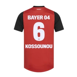 Bayer 04 Leverkusen Kossounou #6 Voetbalshirt 2024-25 Thuistenue Heren