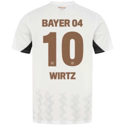 Bayer 04 Leverkusen Voetbalshirt 2024-25 Florian Wirtz #10 Uittenue Heren