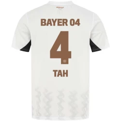 Bayer 04 Leverkusen Voetbalshirt 2024-25 Tah #4 Uittenue Heren