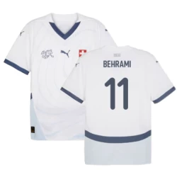 Behrami #11 Zwitserland Voetbalshirt EK 2024 Uittenue Heren