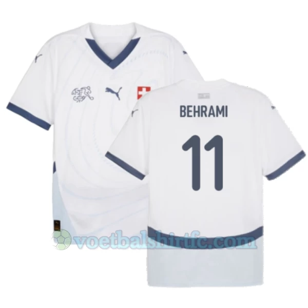 Behrami #11 Zwitserland Voetbalshirt EK 2024 Uittenue Heren