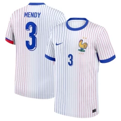 Benjamin Mendy #3 Frankrijk Voetbalshirt EK 2024 Uittenue Heren