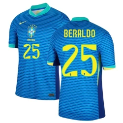 Beraldo #25 Brazilië Voetbalshirt Copa America 2024 Uittenue Heren