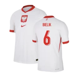 Bielik #6 Polen Voetbalshirt EK 2024 Thuistenue Heren