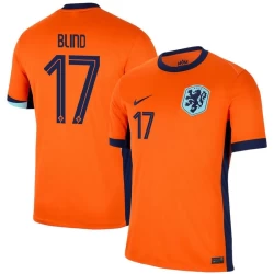 Blind #17 Nederlands Voetbalshirt EK 2024 Thuistenue Heren