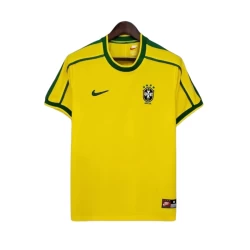 Brazilië Retro Shirt 1998 Thuis Heren