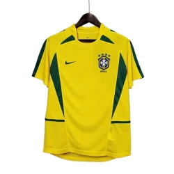 Brazilië Retro Shirt 2002 Thuis Heren