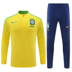 Brazilië Trainingsshirt Set 2024-25 Geel Player Version