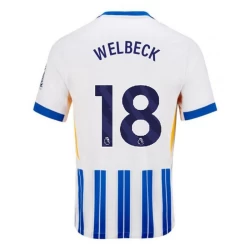 Brighton Hove Albion Welbeck #18 Voetbalshirt 2024-25 Thuistenue Heren