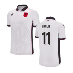 Broja #11 Albanië Voetbalshirt EK 2024 Uittenue Heren