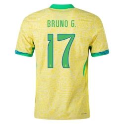 Bruno G. #17 Brazilië Voetbalshirt Copa America 2024 Thuistenue Heren